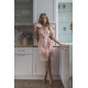 7122 халат-платье длинный розового цвета