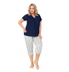 Пижама Donna Aria plus pyjamas Dark Blue (темно-синий)