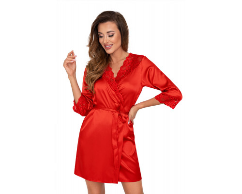 Colette dressing gown Red