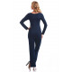 Лонгслив Donna Dorothy pyjamas Dark Blue (темно-синий)