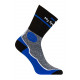 GD9181 Calza Sportiva Corta Nero-Blu