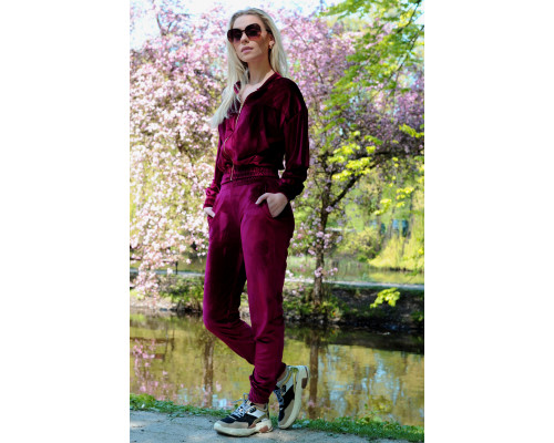 Goldenia dres Wine Red