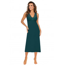 Kristina long nightdress Green