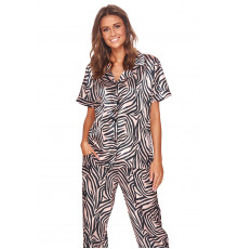Пижама Doctor Nap PM.4142 Zebra Mono (черный)